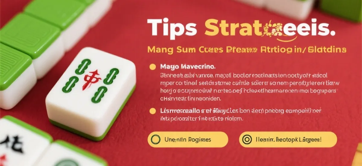 麻将进阶技巧图示